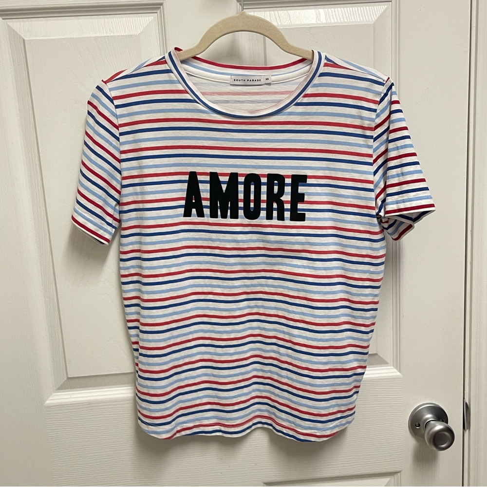 South Parade Striped 'Amore' Tshirt